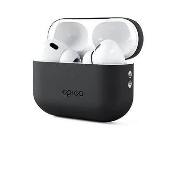 Epico silikonové pouzdro pro Airpods Pro 2 - černé (9911101300031)