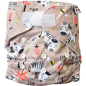 Látková plena All in One Zebra na suchý zip (1-FD155sz)