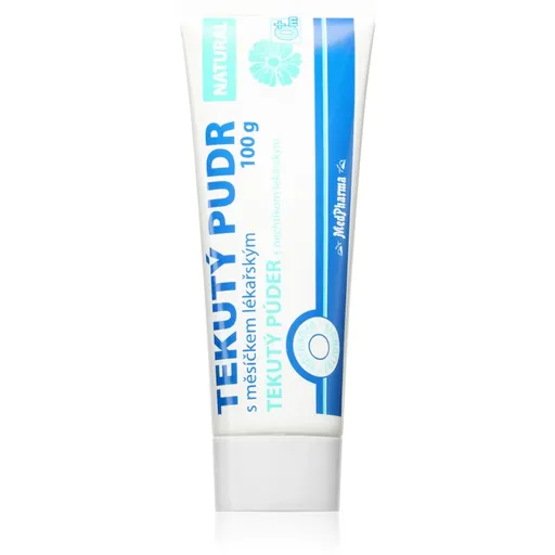 MedPharma Tekutý pudr NATURAL ochranný dětský pudr 100 g