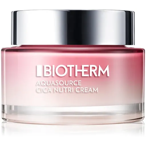 Biotherm Aquasource Cica Nutri Cream výživný hydratační krém pro suchou až velmi suchou citlivou pleť 75 ml
