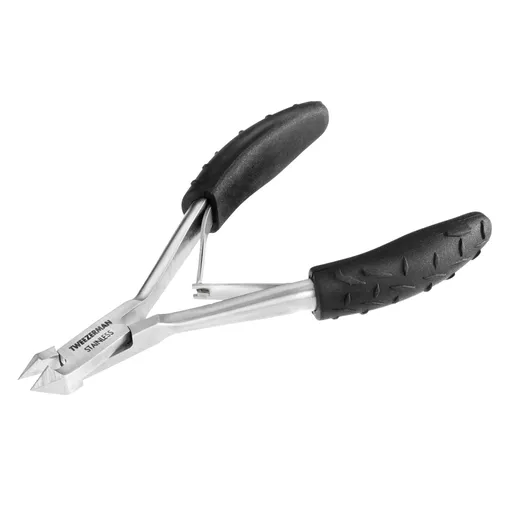 Tweezerman Wide Grip Cuticle Nipper kleštičky na nehtovou kůžičku s ergonomickou rukojeti + dárek zdarma
