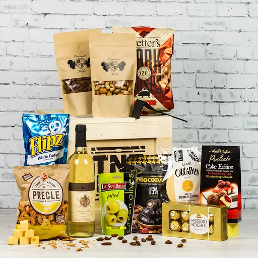 Dárková bedna s bílým vínem