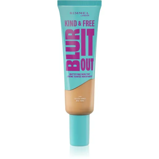 Rimmel Kind & Free Blur It Out lehký hydratační make-up SPF 20 odstín 350 Golden Honey 30 ml