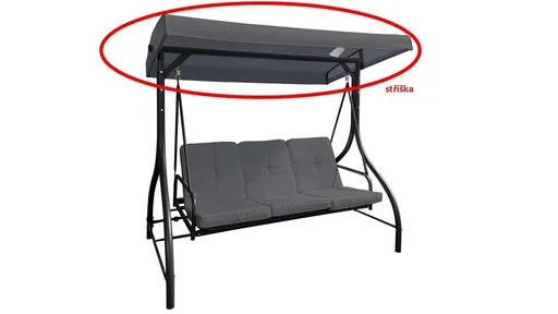 Stříška k houpačce PARIS Rojaplast