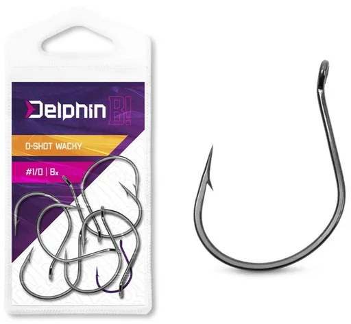 Delphin háčky b! d-shot wacky 8 ks - 4