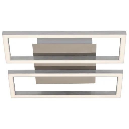 BRILONER LED rám 28 cm 14,5W 1400lm matný nikl BRI 3107-012