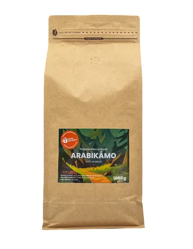 Káva na cesty Arabikámo 1 kg Zrnková káva