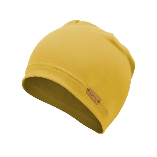 Bontis Dětská lehká bavlněná čepice - Žlutá | 44-48