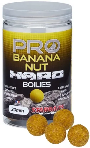 Starbaits Hard Boilies Pro Banana Nut 200g - 20mm,Starbaits Hard Boilies Pro Banana Nut 200g - 20mm