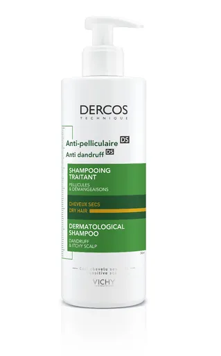 Vichy Dercos Šampon proti lupům na suché vlasy 390 ml