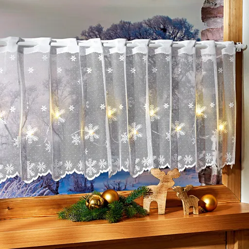 LED záclona Sněhové vločky Casa Bonita