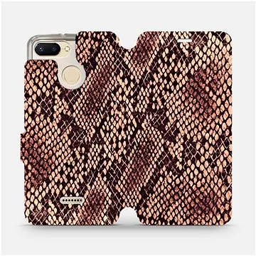 Flipové pouzdro na mobil Xiaomi Redmi 6 - VA32P Hadí vzor (5903516092987)