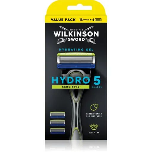 Wilkinson Sword Hydro5 Skin Protection Sensitive holicí strojek + náhradní hlavice 4 ks
