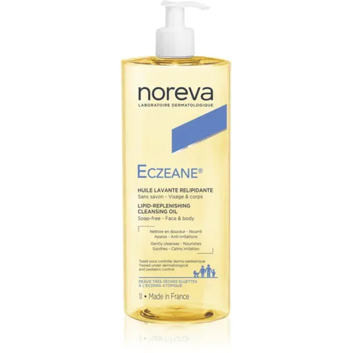 Noreva Eczeane Lipid-Replenishing Cleansing Oil čisticí olejový gel na obličej a tělo 1000 ml