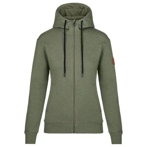 KILPI LEINES Dámská mikina, khaki, velikost