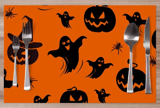 Prostírání Halloweenský vzor 2