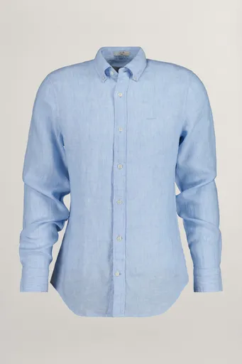 KOŠILE GANT SLIM LINEN SHIRT CAPRI BLUE