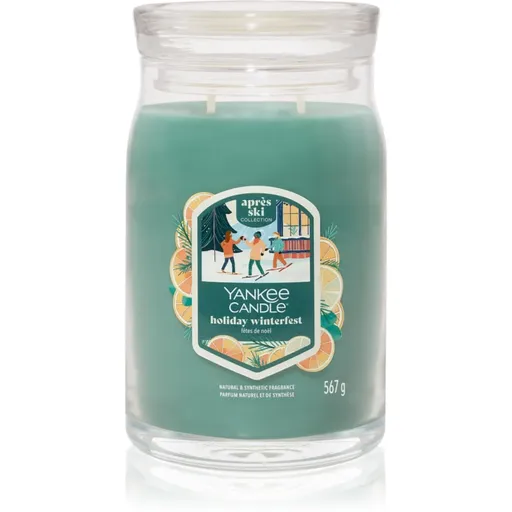 Yankee Candle Holiday Winterfest vonná svíčka Signature 567 g