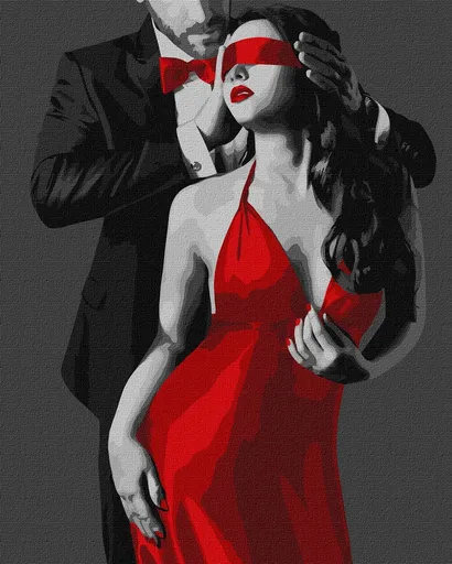 Ideyka Malování podle čísel - Barva vášně 40 x 50 cm