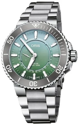 Oris Aquis Small Second Date 43,5 mm Dat Watt Limited Edition II 01 743 7734 4197-Set