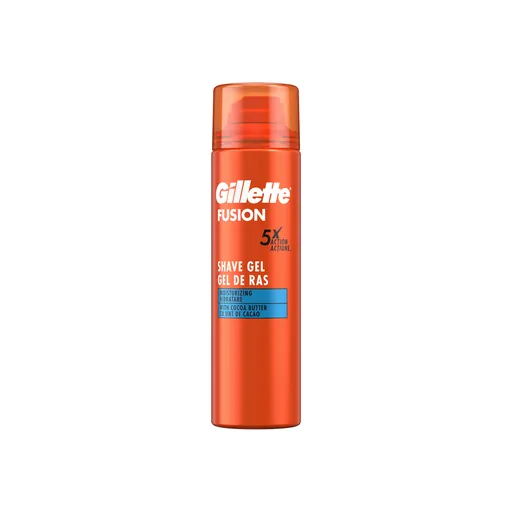 Gillette Fusion5 Ultra Moisturizing gel na holení s kakaovým máslem 200 ml