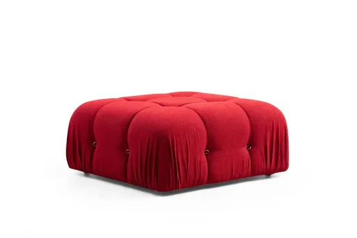 Taburet Bubble Pouffe - Red
