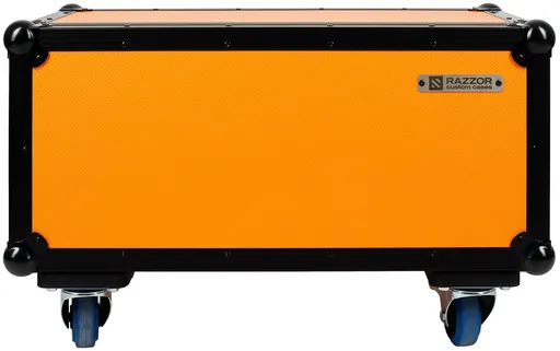 Razzor Cases PREMIUM Orange Dual Terror head case, s kolečky, černý hw