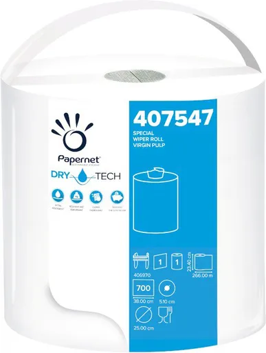 PAPERNET Utěrka celulóza extra savá a pevná 407547 266 m  (8024929475475)