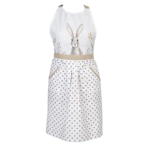 Kuchyňská zástěra s motivem králíků Rustic Easter Bunny - 70*85 cm REB41A