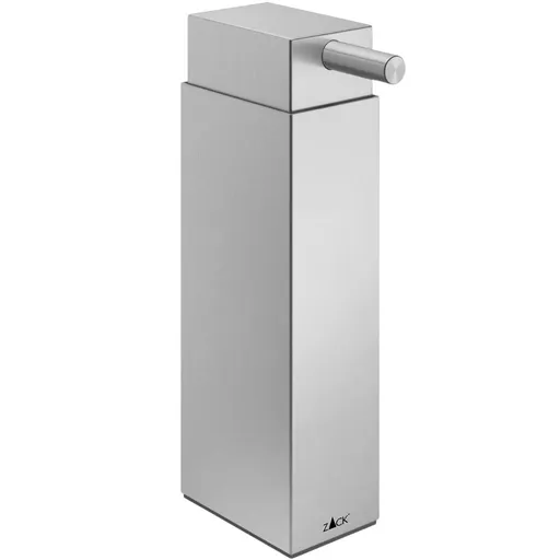 Dávkovač mýdla LINEA 190 ml, stojací, mat, nerezová ocel, Zack