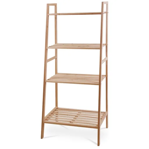 Dřevěný regál 60 x 34 x 139 cm