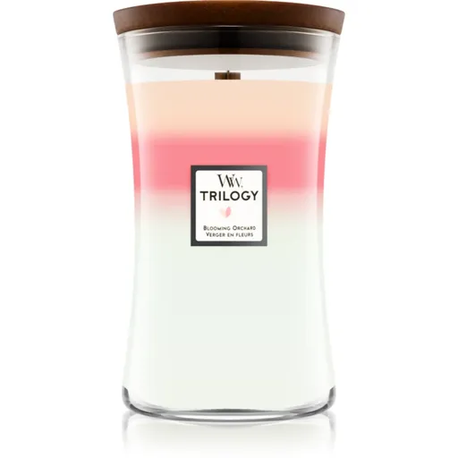 Woodwick Trilogy Blooming Orchard vonná svíčka 609.5 g