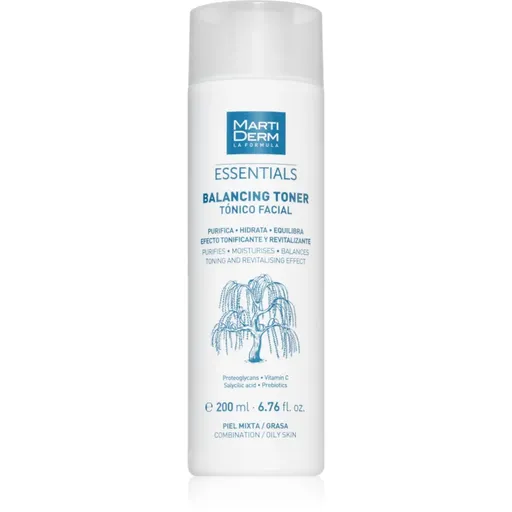 MartiDerm Essentials normalizační tonikum k redukci kožního mazu 200 ml