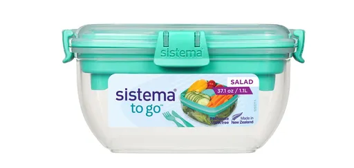 Sistema To Go krabička s miskou a příborem 1,1 l mátová