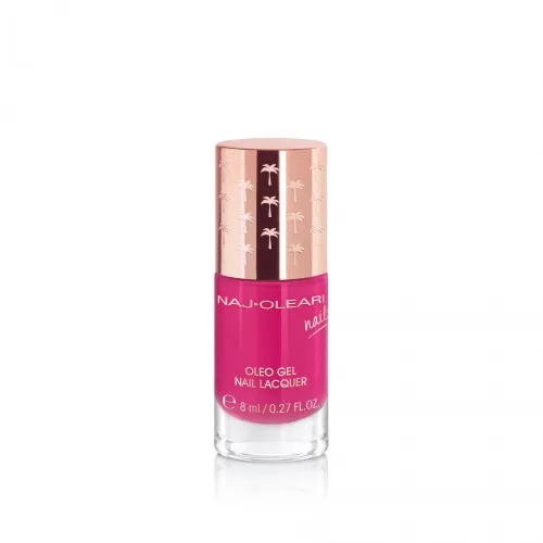 Naj-Oleari Oleo gel Nail Lacquer lak na nehty s gelovým efektem - 14 azalea pink 8 ml