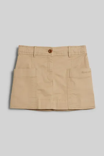 SUKNĚ GANT MINI CHINO SKIRT DARK KHAKI