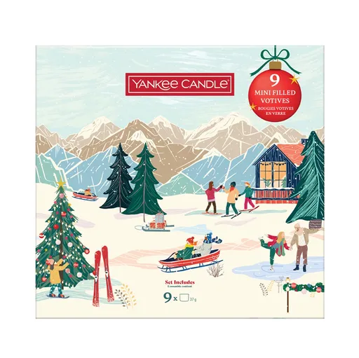 Yankee Candle Votivní svíčky ve skle Kniha 9 ks