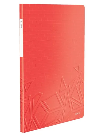 LEITZ Katalogová kniha UrbanChic, PP, A4, 20 kapes, červená