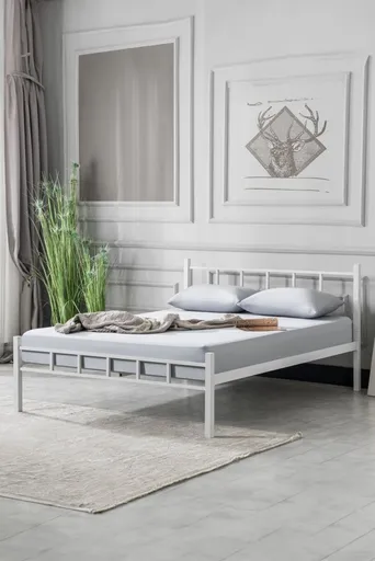 Rám dvoulůžkové postele K90 - White (160 x 200)