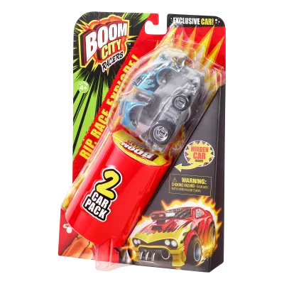 Autíčko Boom City Racers - Fire it up! X dvojbalení, série 1