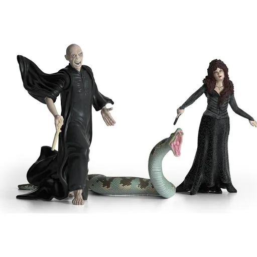 Schleich 42684 Harry Potter Lord Voldemort, Nagini a Bellatrix Lestrangeová