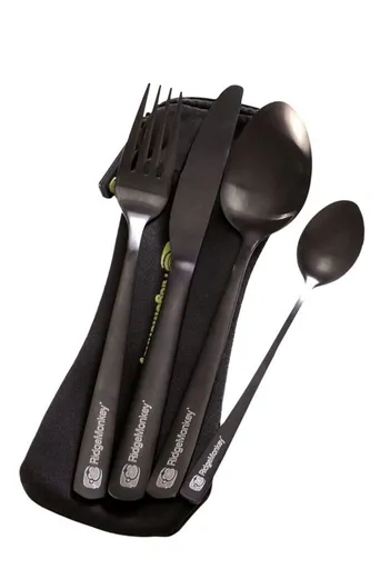 RidgeMonkey Příbor DLX Cutlery Set,RidgeMonkey Příbor DLX Cutlery Set