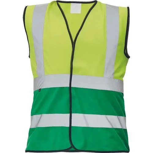 LYNX DUO vesta žlutá/zelená 3XL