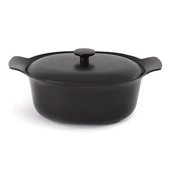 BERGHOFF Hrnec s poklicí litinový RON 28 cm černá (BF-3900039)