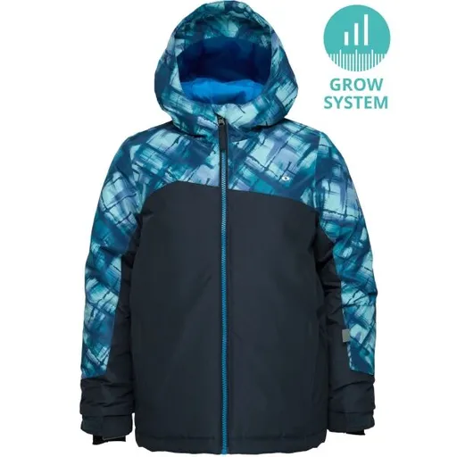 LOAP CULAD Dětská lyžařská bunda, tmavě modrá, velikost 134-140