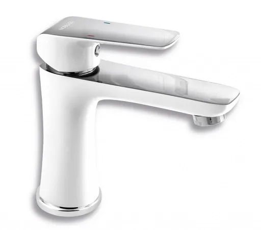 NOVASERVIS Umyvadlová baterie bez výpusti Nobless Tina bílá/chrom 38001/1,1