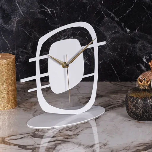 Dekorativní hodiny Macerie - White