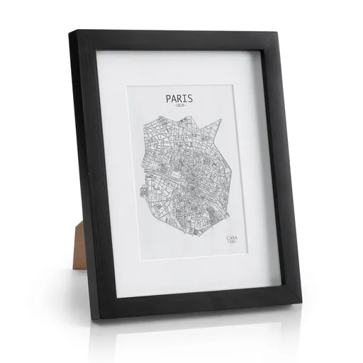 Casa Chic Brighton, rám na obrazy, sklo, 20 x 25 cm s paspartou, pravé dřevo