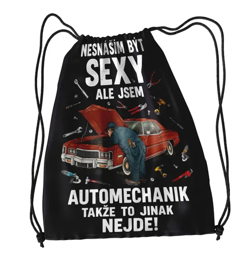 Vak na záda Sexy automechanik