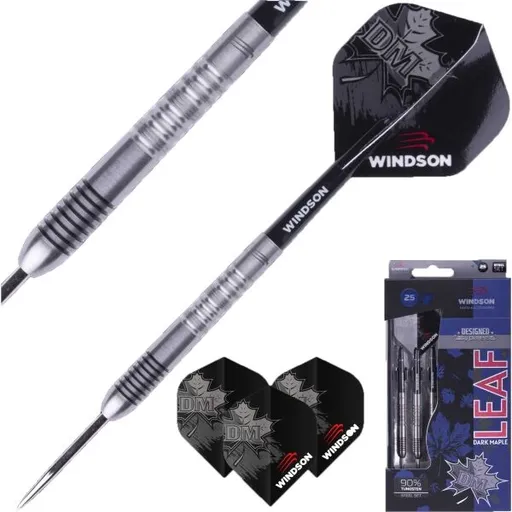 Windson DARK MAPLE LEAF 25 G Set šipek s kovovými hroty, mix, velikost